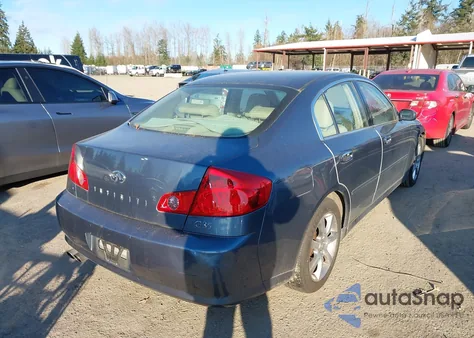 2005 Infiniti G35 z USA, uszkodzony, nr VIN JNKCV51E65M224779